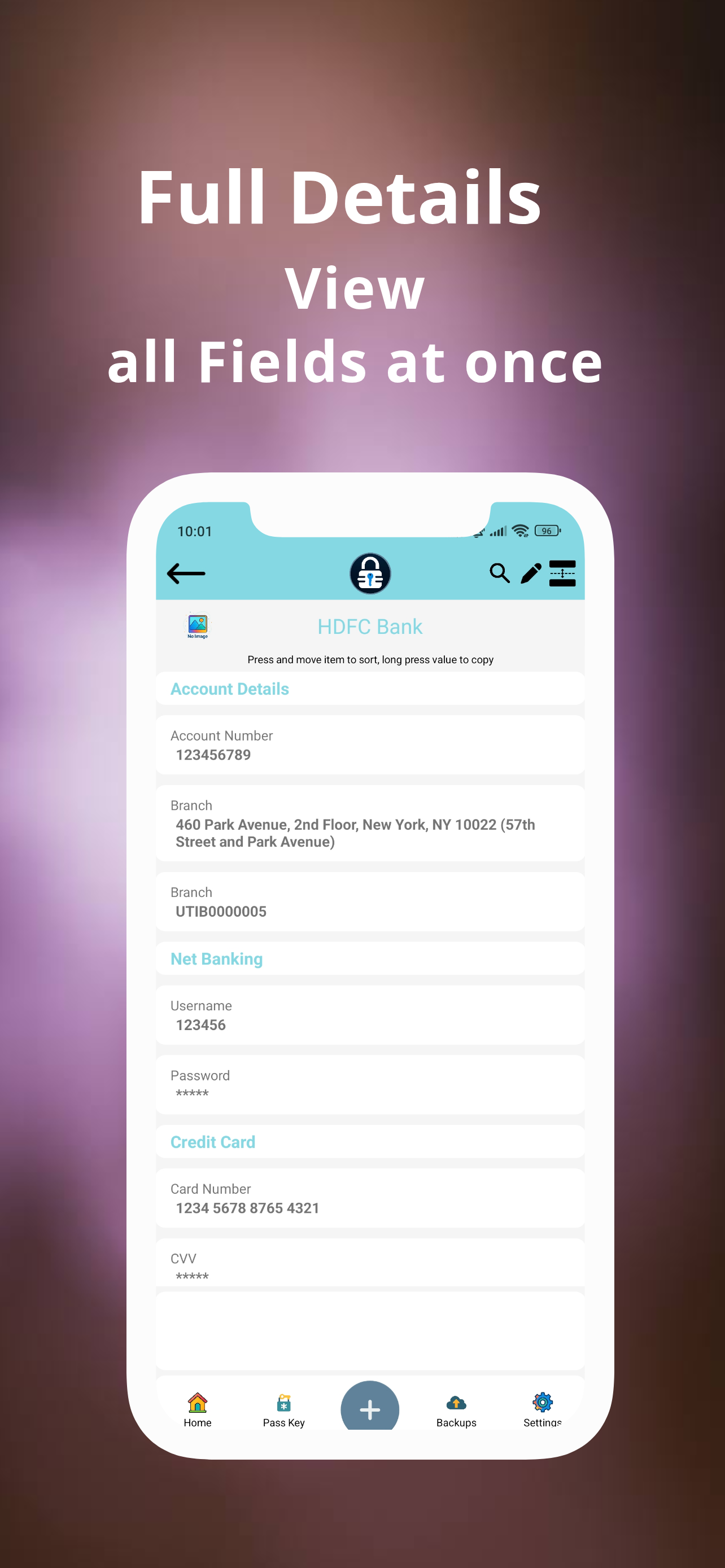 Keydentials screenshot