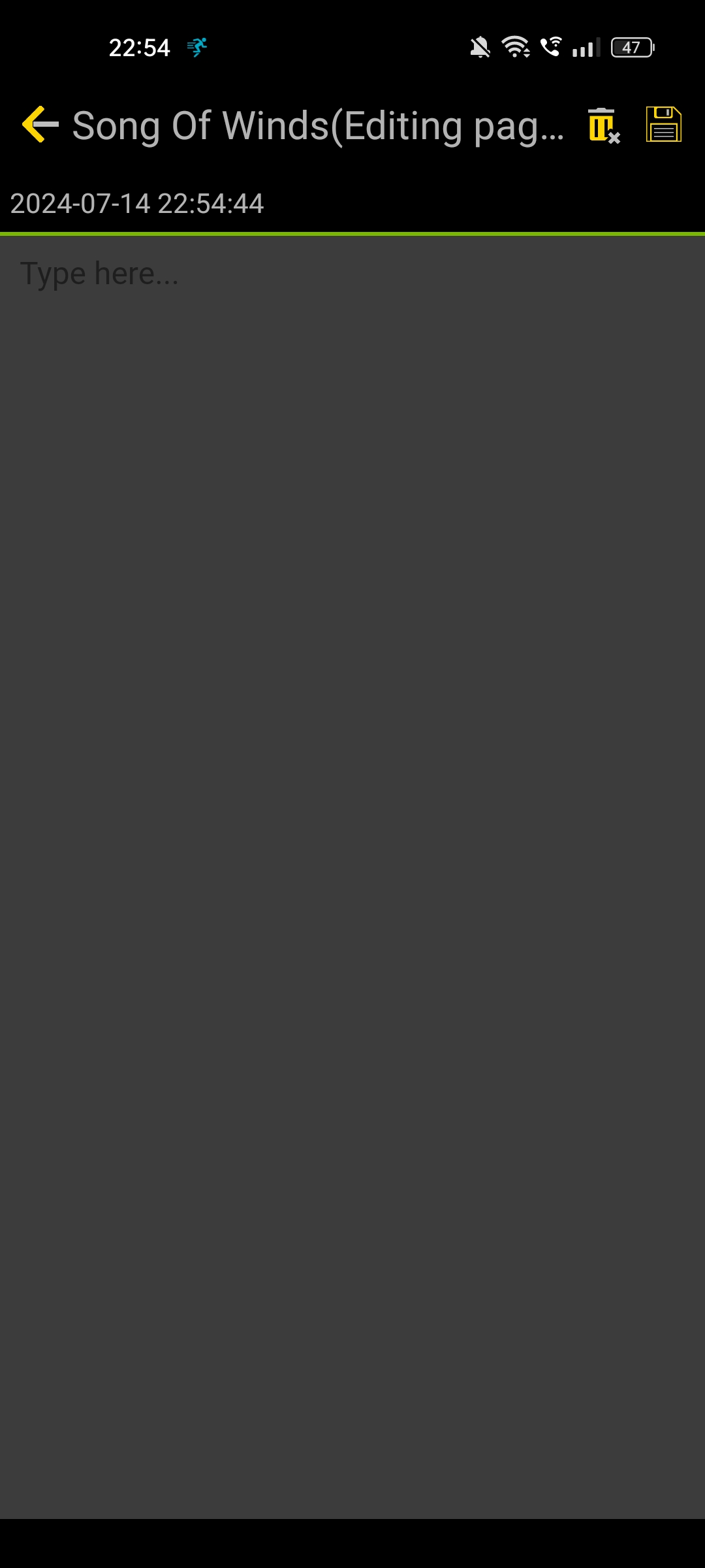 Quickpad screenshot